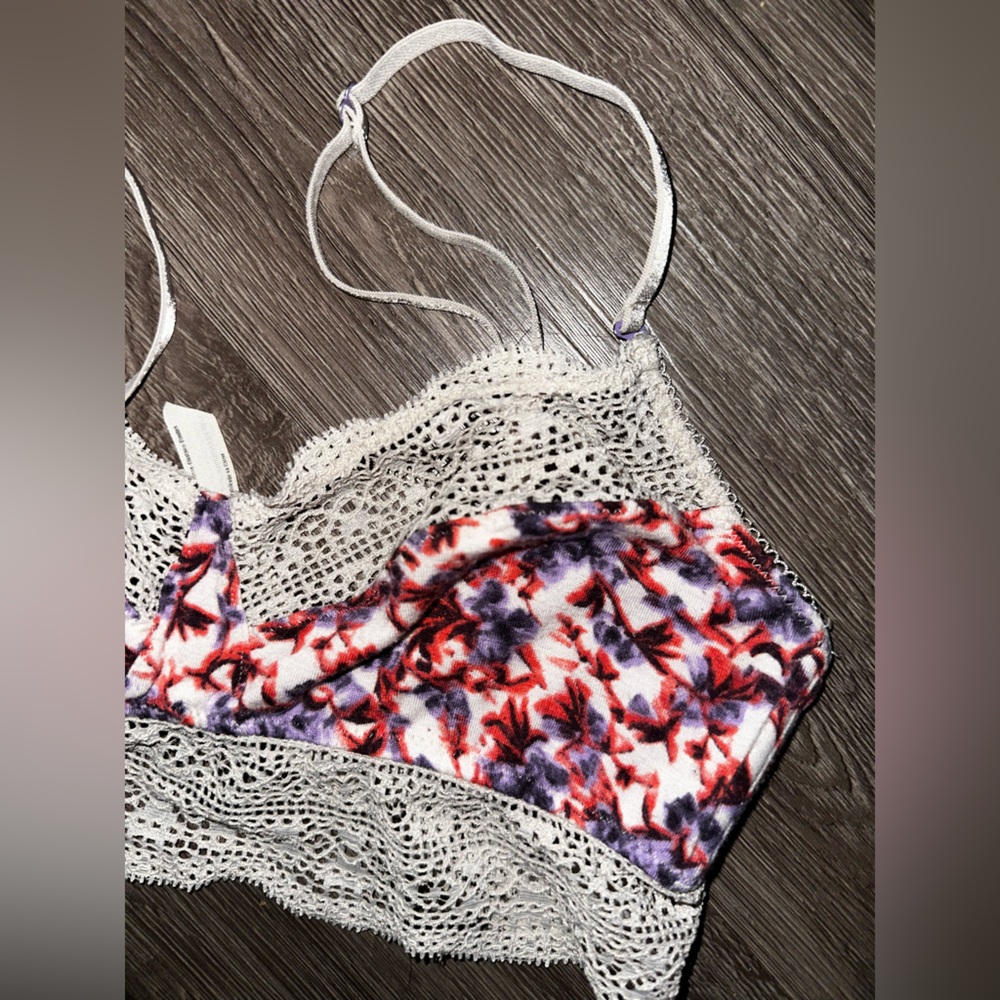 Free People Floral Lace Bralette - Picture 3 of 11